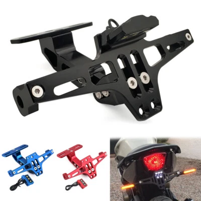 Motorcycle Tail Tidy License Plate Holder For Kawasaki Ninja ZX6R ZX10R ZX12R - Image 1 of 4