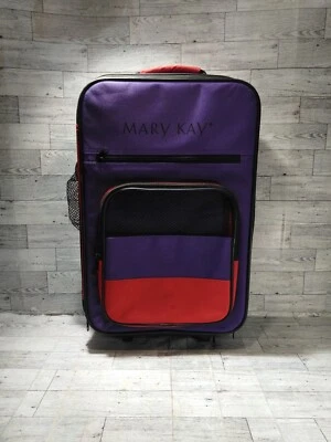 Vintage Retro Colorway Mary Kay Travel Luggage Carry On With Wheels 21"x13"x7" - Image 1 of 4