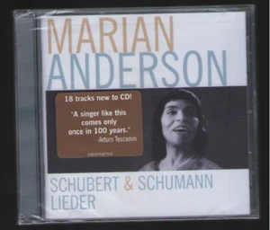 MARIAN ANDERSON: Schubert & Schumann Lieder-New & sealed-18 tracks new to CD - Imagen 1 de 1