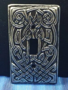 Celtic Hearth Pewter Light Switch Plate Single Switch Fellowship Foundry US Made - Picture 1 of 8