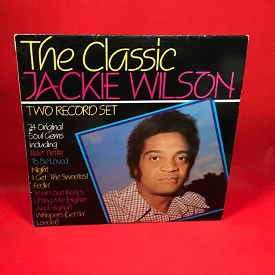 The Classic Jackie Wilson 1983 UK double Vinyl LP Reet Petite best of No Pity - Image 1 of 4