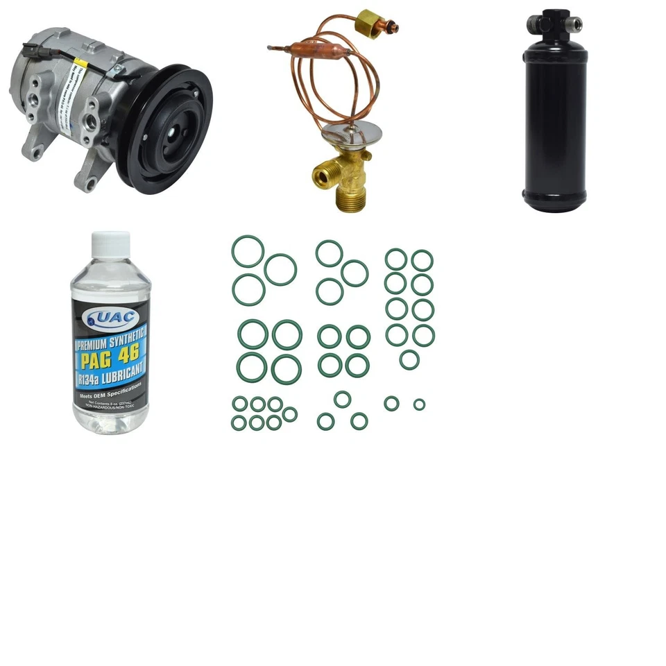Kit de compressor A/C UAC 1993 para 1992-1994 Nissan D21 2.4L L4 - Imagem 1 de 1