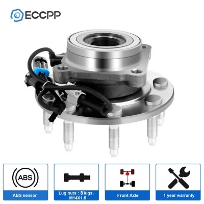 ECCPP 1P Wheel Hub Bearing Front For Chevrolet Silverado GMC Sierra 2500 HD 4WD - Изображение 1 из 4