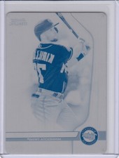 ALEX KIRILLOFF 2020 Bowman Sterling Cyan Printing Plate 1/1 TWINS Rookie RARE