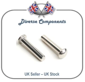Aluminium Dome Head/Round Head Rivet - Solid DIN660/124 2mm/3mm/4mm/5mm/6mm/8mm - Picture 1 of 1