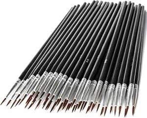 60Pcs Very Small Paint Brushes Fine Tip for Nail Art Model Craft Painting - Picture 1 of 7