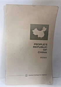 Central Intelligence Agency (CIA) Volksrepublik China Atlas (1971) - Bild 1 von 9