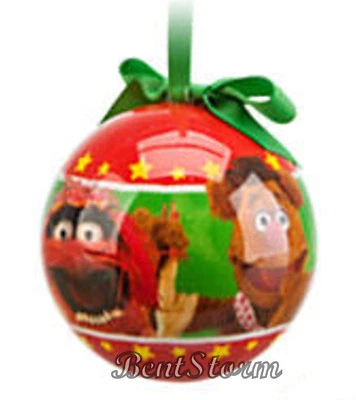 Disney Store Muppets Kermit Ball Decoupage 2013 adorno de Navidad se envía suelto  Foto 1 de 2