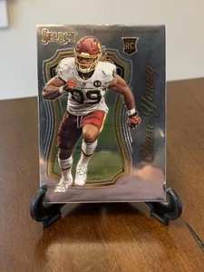 CHASE YOUNG 2020-21 NFL Panini Select Certified Rookie RC SCR-2 - Washington - Picture 1 of 2