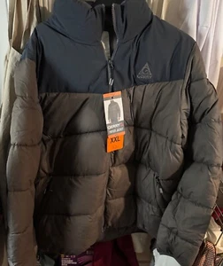 Gerry Puffer Coat Jacket Men’s Size XXL sz Gray & Navy New with tags Zip Pocket - Picture 1 of 2