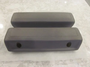 NOS MOPAR 1968 1969 1970 PLYMOUTH DODGE 9" ARM REST PAD PAIR GRAY 1972-1992 VANS - Picture 1 of 6