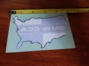Adesivo decalcomania bmw Car Club Of America CCA 5" interno finestrino RARO - Foto 1 di 2