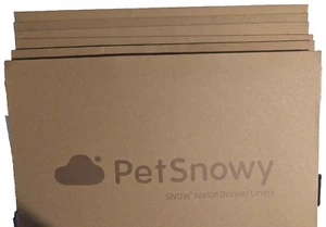 PETSNOWY SNOW Automatic Cat Litter Box Self-Sealing Waste Drawer Liners (60pc) - Picture 1 of 10