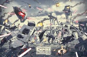 Jack Gregory Uninvited Guest Star Wars Empire Mondo Artist Bottleneck - Picture 1 of 5