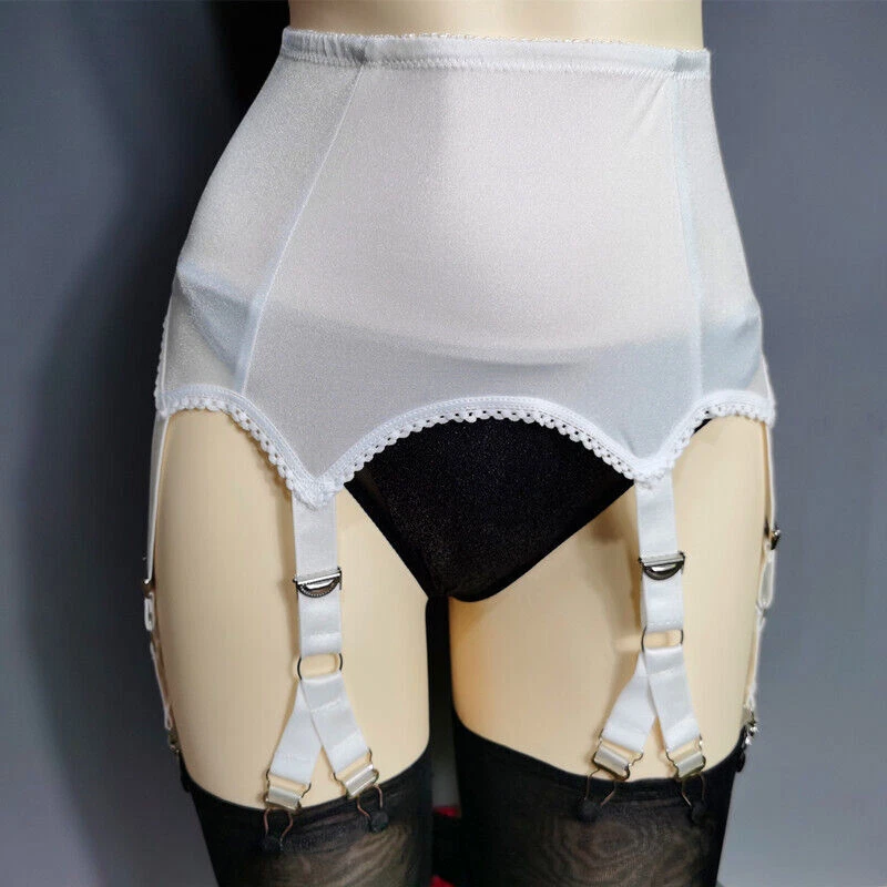 Damen Vintage Retro Strapsgürtel Strumpfhalter 6 Straps 12 Claws mit Metal clips - Bild 1 von 4