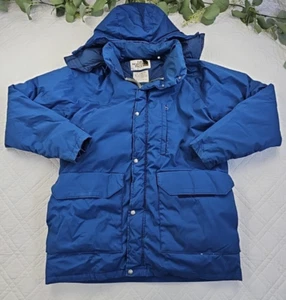 VTG The North Face Men's Blue Down Puffer Coat Made in USA Size XL - Picture 1 of 17