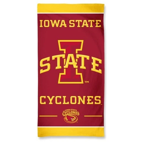 NCAA Iowa State Cyclones  - Beach Towel  30" x 60" Cover