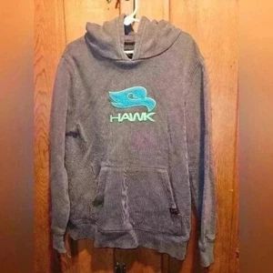 Tony Hawk Jugend Sweatshirt Hoodie Gr. 7x grau mit blauem Logo Spielzustand - Bild 1 von 10