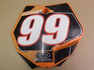 KTM 65SX SX65 SX 65 2009 NUMMERNSCHILD GEBRAUCHT 609 - Bild 1 von 4