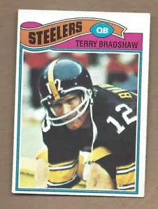 1977 Topps Football Karte #245 Terry Bradshaw, Pittsburgh Steelers NEAR MINT - Bild 1 von 2