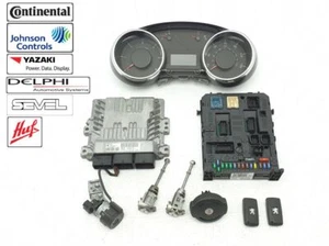 Peugeot 3008 Mk1 Ph1 2008-2016 1.6HDi ECU Kit with Lock Set & 2 Keys SID807 - Picture 1 of 12