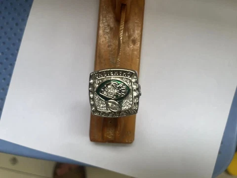 20-17 Philadelphia Eagles Foles nfl SuperBowl World Champion REPLICA Ring size12 Cover