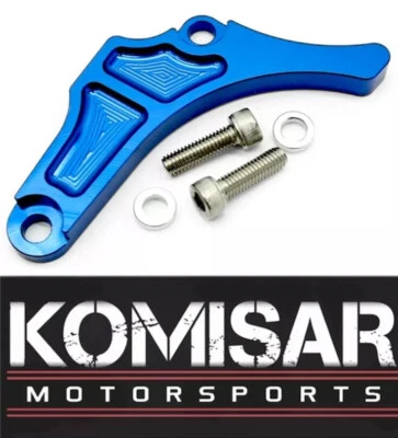 Yamaha YFZ450 Blue Motor Engine Case Saver Chain Guard Billet CNC 2004-2013  - Image 1 of 4