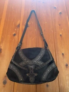 ISABELLA FIORE HOT TROT CALF HAIR SHOULDER HANDBAG PURSE LIMITED ED Y2K NWT $675 - Picture 1 of 24