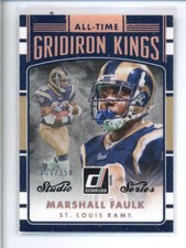 MARSHALL FAULK 2016 DONRUSS #6 ALL-TIME GRIDIRON KINGS STUDIO SERIES /250 AJ5310