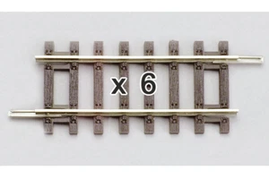 Piko 55203 HO Scale Straight Track 115mm Order 6x - Picture 1 of 1