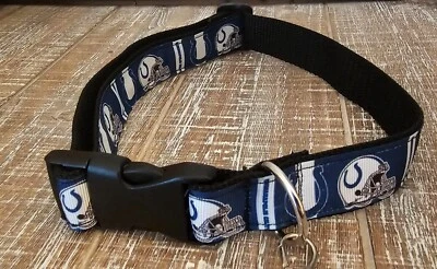 Collar ajustable para perro Baltimore Colts grande con etiqueta extraíble Foto 1 de 4