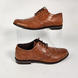 Zapatos brogue marrón Becket para hombre Reino Unido 6 usados una vez - Imagen 1 de 11