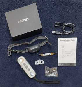 Patpet Dog Training Shock Collar w/ Remote P-COLLAR 680 8-120lb dogs COMPLETE - Picture 1 of 11