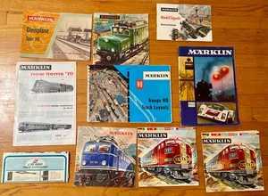 Lot of 9 Marklin Train Catalogs, Track Layouts 1960/1961/1964/1969, 1970 - Picture 1 of 12