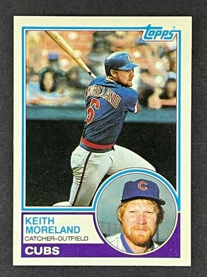 1983 Topps Keith Moreland Chicago Cubs #619 - Image 1 of 3