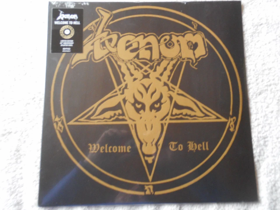 Venom - SPLATTER-VINYL-LP "Welcome To Hell" LTD 40th Anniversary Splatter - NEU - Bild 1 von 3