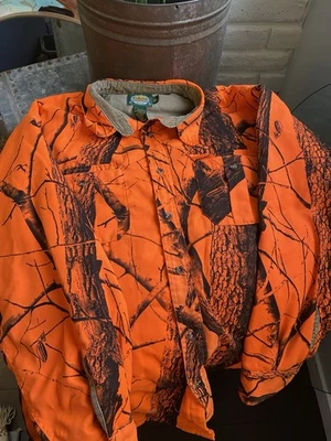 Cabela Real tree Men’s Hunting Camo Shirt Fleece Large Regular - Image 1 of 4