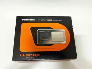 Panasonic D-SNAP SV-SD750V MP3 Player SD Audio Voice Recorder Boxed - Picture 1 of 8