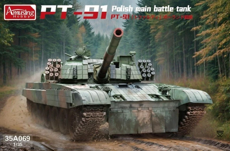 AMUSING HOBBY POLISH MAIN BATTLE TANK PT-91 Scala 1/35 Cod.35A069 - Immagine 1 di 1