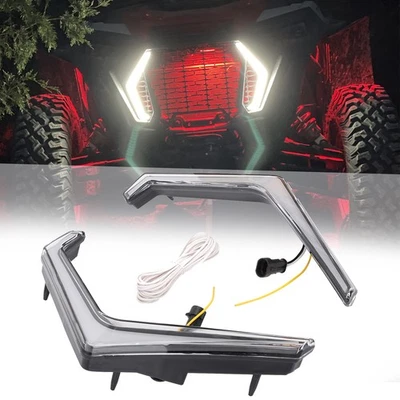 Luz de colmillo frontal DRL y luces de señal de giro para Polaris RZR XP 4 1000 19-23 Foto 1 de 4