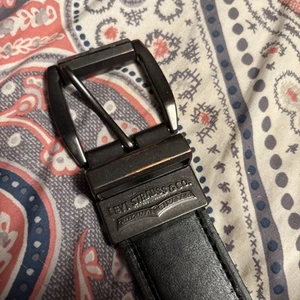 Levi Strauss Belt Size Synthetic Leather 38-40 L Used Black - Picture 1 of 4
