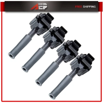 4 Ignition Coils For Jaguar XK8 XJ8 XJR 4.0L 1999-2003 Jaguar XKR 4.0L 2000-2002 - Image 1 of 3