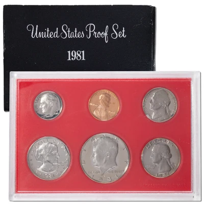 1981 United States Mint Proof Set - Image 1 of 4