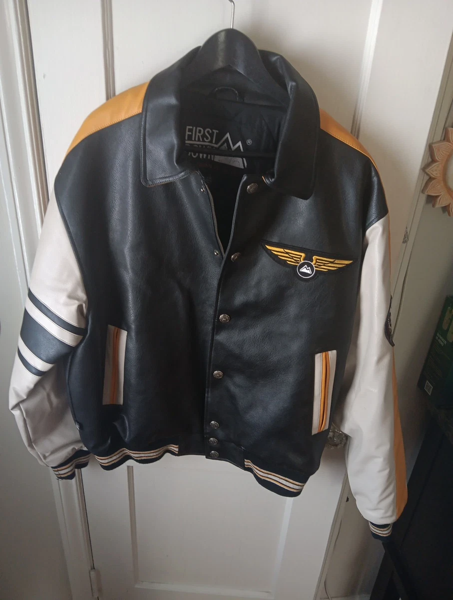 Vintage First Down Leather Jacket 古着革ジャン Vintage First Down Leather Jacket 古着革ジャン