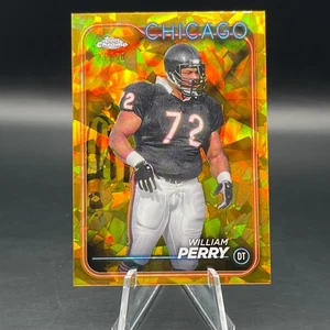 2024 Topps Chrome Sapphire - William Perry #21 Gold Refractor /50 Chicago Bears - Picture 1 of 2