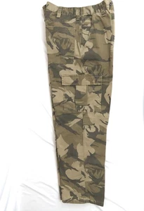 Herren 34 x 32 Wrangler Cargo Camouflage Jeans echte bequeme Baumwolle - Bild 1 von 9
