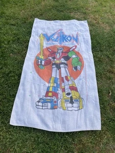 Toalla de playa Voltron Defensor del Universo Franco retro vintage 1984 rara años 80’s - Imagen 1 de 7