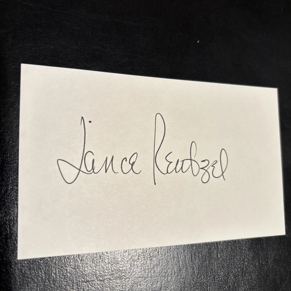 Lance Rentzel (Oklahoma WR/RB) ‘65 Vikings, Cowboys & Rams, signed in 2004 - Image 1 of 1