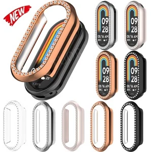 PC Schutzhülle Bumper Case Für Xiaomi Mi Band 8 9 10 NFC/Ceramic Smartwatch Etui - Picture 1 of 58