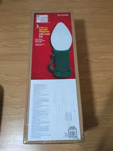 HOME AKZENTE WEIHNACHTEN DEKORIERT 3 FUSS LED WEISS JUMBO GLÜHBIRNE BRANDNEU - Bild 1 von 6